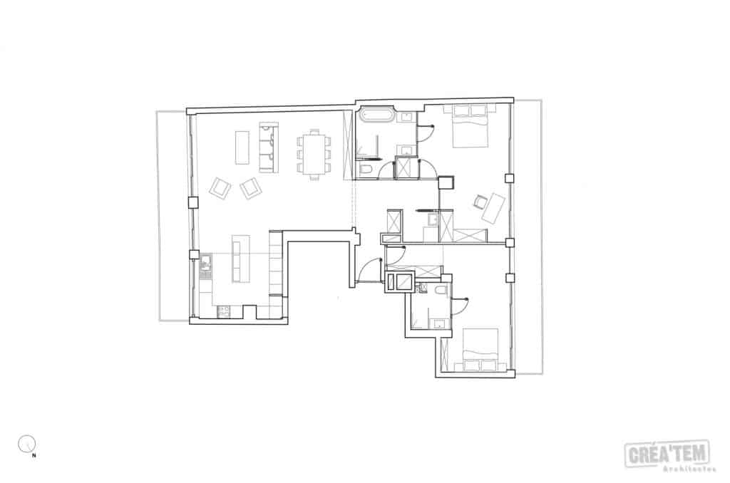 Neuilly, Appartement (projet)